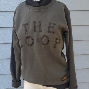 REI olive COOP sweatshirt